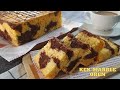 Kek Marble Oren Lembut & Gebu | Fluffy Soft Orange Marble Cake