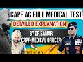 CAPF AC Medical Test for Officers: Medical Standards |Criteria| By Raj Sir