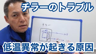 「チラーの低温異常が起きる原因」冷却塔トラブル改善プロ・セールスエンジ・ご対応エリア：福岡県 / 熊本県 / 佐賀県 / 大分県 / 長崎県 / 鹿児島県 / 宮崎県