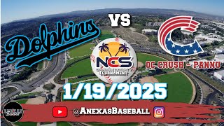 Dolphins 11U vs. OC Crush 11U - Pannu (2025.01.19) OC MLK NCS Tournament Game 3