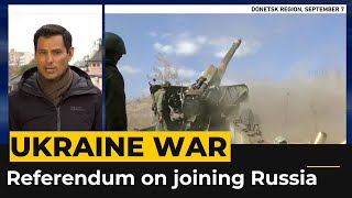 Ukraine war: Separatist regions to vote on joining Russia