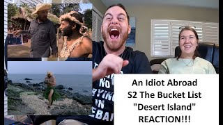 Americans React | AN IDIOT ABROAD | Desert Island Season 2 Episode 1 | REACTION