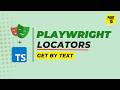 Playwright Locators GetByText #playwright #typescript