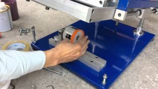 Upart silicon wristband silk screen printing machine