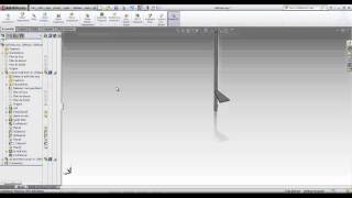 SolidWorks Tutorial: Use a Feature Driven patten to create a staircase
