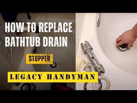 DIY How to replace Bathtub drain stopper - Tutorial DIY How to replace Bathtub drain stopper - Tutorial