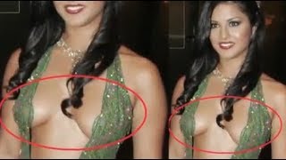 Sunny Leone Shocking Wardrobe Malfunction Compilation