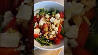 Çilekli Semizotu Salatası #salad #strawberry #delicious #youtubeshorts #shorts #keşfet #food #tasty