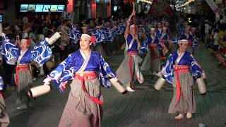 備後ばらバラよさこい踊り隊(びんばら) 2018本家高知よさこい 12日 帯屋町 mususukunjp