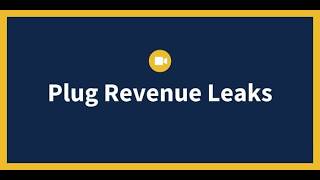 Plug Revenue Leaks Webinar