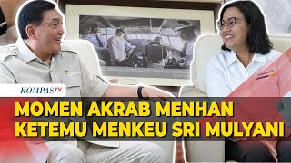 Momen Akrab Menhan Sjafrie Ketemu MenkeuSri Mulyani, Bahas Apa?