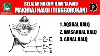 Makhraj Halqi Tenggorokan (Aqshal Halq, Wasakhal Halq dan Adnan Halq) Berserta Contohnya