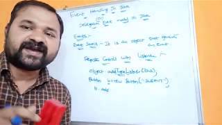 Event Handling In Java | Delegation Event Model | Classes | Listener Interfaces | Sources of events