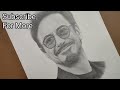 drawing robert downey jr. iron man realistic pencil drawing time lapse