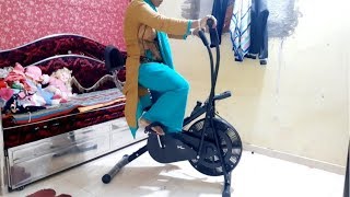 Amazon Shopping Unboxing And Review|Weigh Loss At Home🏃‍♂️Reach Air Bike cycle