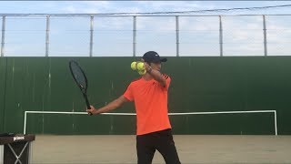 テニス　フォアハンドストローク　３割３割のスイング の利点　窪田テニス教室   Tennis Forehand