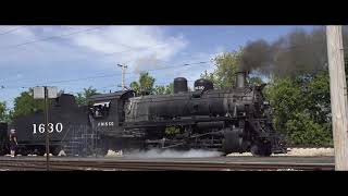 Frisco 1630 Steam Coach Train in 4K 21:9 Cinematic Widescreen