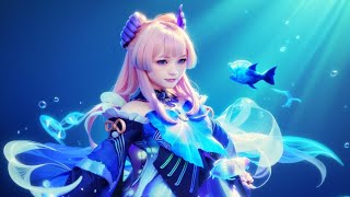 【AI cos】原神 珊瑚宫心海 | 太可爱了吧