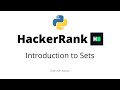 Introduction to Sets  || HackerRank Solution