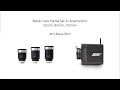 Blazar Cato 2x Anamorphic Partial Set on Arri Alexa Mini