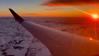 [4K] – Incredible Edmonton Sunrise Landing – Air Canada – Bombardier CRJ-900 – C-GOJZ – SCS 1109