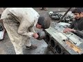 Mercedes v10 Engine Restoration in Budget  How to Rebuild Destroyed Truck Engine with Basic Tools
