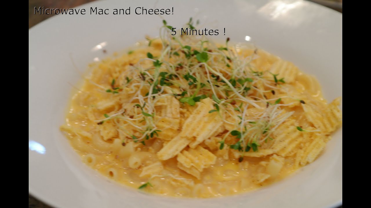 Microwave Mac And Cheese (5 Minutes) - YouTube