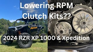 HW Opinion on Lower RPM Clutch Kits for 2024 Xpedition and RZR XP 1000