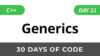 Day 21: Generics - 30 Days of Code HackerRank Solutions