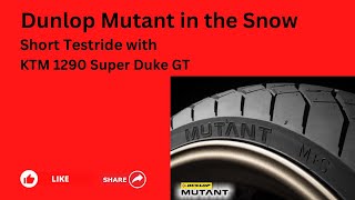 Dunlop Mutant Tire in Snow - Test #motorcycle #ktmlover #ktm