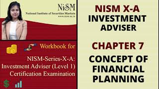 NISM Investment Advisor Chapter 7 - Concept of Financial Planning