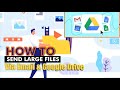 HOW TO SEND LARGE FILES VIA EMAIL & GOOGLE Drive | QUICK & EASY METHOD! 🚀** #howto