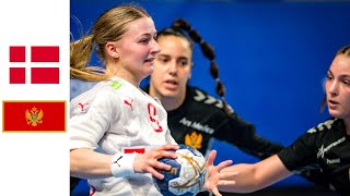 Denmark vs Montenegro 🔥 HIGHLIGHTS 🔥 U-20 World Championship Women 2022