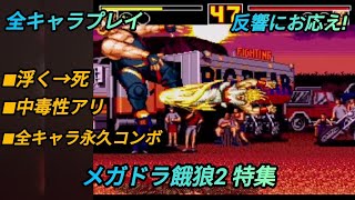 【みんな大好きメガドラ餓狼２】全キャラプレイしてみたよ【メガドライブ Genesis】FATALFURY２