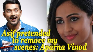 Asif Pranks Aparna Vinod at Kohinoor Malayalam Movie Sets