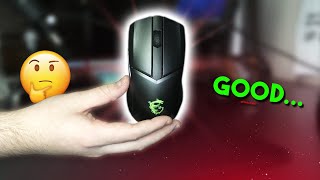 MSI Clutch GM41 Wireless Review (best wireless mouse ever no cap)