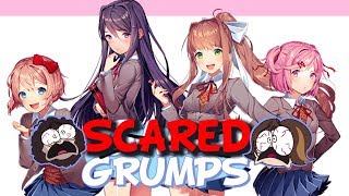 Game Grumps Compilation-Doki Doki Literature Club Creepiest/Scariest Moments