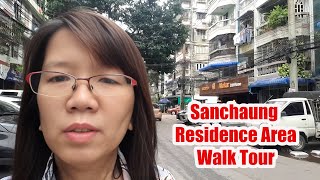 Sanchaung Residence Area of Yangon Myanmar Burma