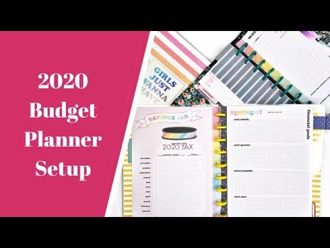 2020 Budget Planner Setup Youtube