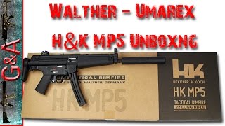 Walther H\u0026K MP5 A5 22lr Unboxing