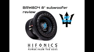 Hifonics subs subwoofer BRW BRW8D4 review hifi vector best 8\