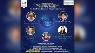 International Webinar - Rejecting Myths : Stories from Tourism Research Journeys - 19 Juni 2020
