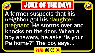 🤣 BEST JOKE OF THE DAY! - A farmer got into his pickup, drove to a... | Funny Daily Jokes