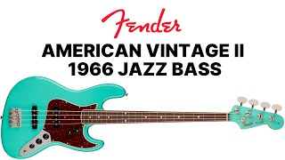 FENDER AMERICAN VINTAGE II 1966 JAZZ BASS