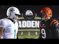 Madden NFL 24 - Miami Dolphins Vs Cincinnati Bengals Simulation PS5 (Madden 25 Rosters)