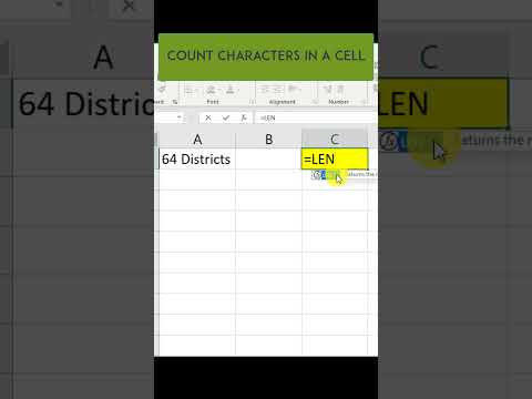 EXCEL TIPS: Count Characters in a Cell