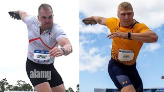 Mathew Denny vs Mykolas Alekna Discus Throw Comparison 68.43m vs 70.40m