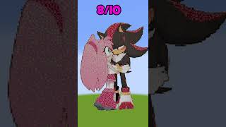 AMY ROSE with SHADOW?! 😮😳🤩 #shorts