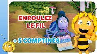 Enroulez le fil | + 5 super comptines pour enfants - Maya L'Abeille | Dessin animé pour enfant