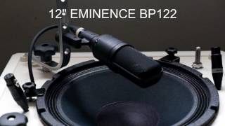 Comparing Bass Speakers: Eminence BP122 vs. BP102